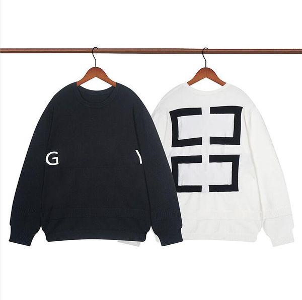 

22fw mens designer sweaters fashion letters printing hoodies luxury jumper hoodie sweatshirts size s-6xl high quality, White;black