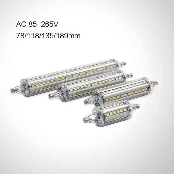 R7S 78mm 118mm 135mm 189mm Lâmpada de inundação LED 2835 SMD 7W 14W 20W Lâmpadas de halogênio de reposição de 25w 25W Lamparda R7S 220V H220428