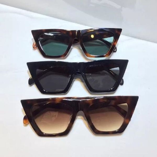 

sunglasses for women summer cat eyes style anti-ultraviolet shield lens plate square full frame fashion eyeglasses random box, White;black