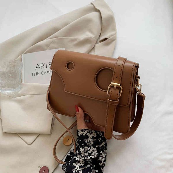 

fashionable small new women's simple shoulder style versatile simple portable