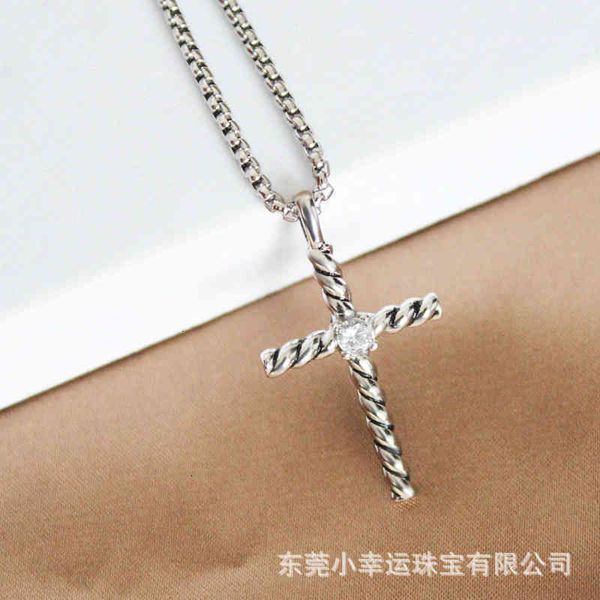 

Designer DY Necklace Fashion Necklaces Dy Ladies Men Punk Women Pendant Popular Inlaid Design Imitation Diamond Jewelry Anniversary Christmas gift jewelry