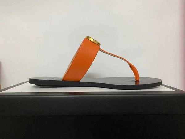 

2021 summer luxury g sandals designer women flip flops slipper fashion genuine leather slides metal chain ladies casual shoes g sandals 291, Black