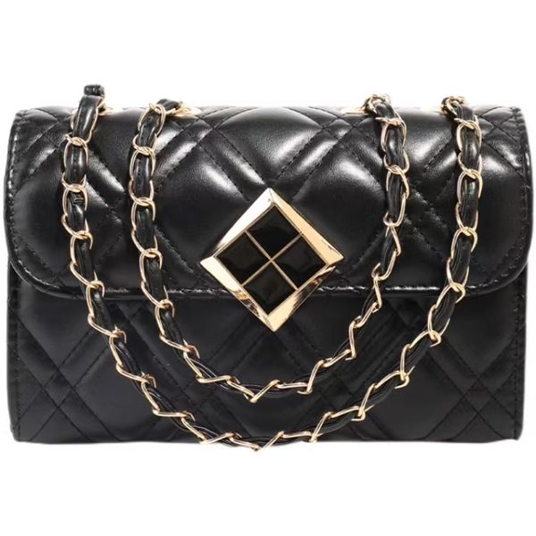 Bolsas de noite designer saco de mulher com corrente de diamante branca de diamante de diamante de diamante de ombro de ombro alto senso de nicho de nicho shitbag charme