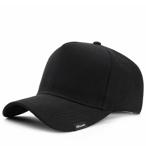 Man Hard Top Large Sport Cap Male Oversize Cotton Sun Hat Adult Plus Size Polyester Dry Quickly Baseball Caps 56-60cm 60-65cm 220810