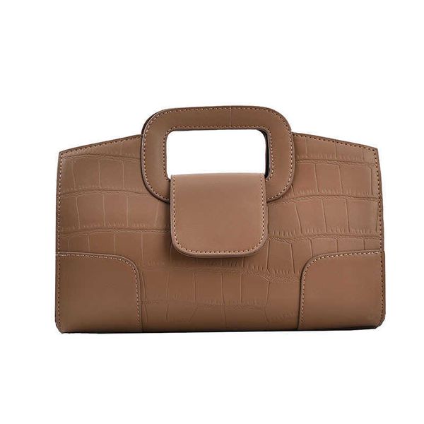 

evening bags high sense small bag 2022 new versatile single shoulder bag fashion portable square handbag y0506
