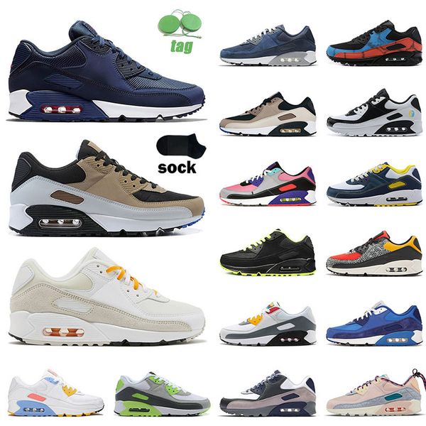

90 sale 90s mens womens sneaker bred running shoes first us singal navy blue violet summer black volt lucha libred michigan happy pine