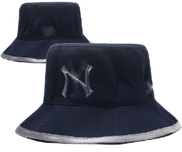 Designer NY Cappelli da pescatore per donna Pallacanestro Baseball Pescatore Stingy Brim calcio Secchi da uomo Cappellino da sole Cappellini da barile Cappello a tesa larga