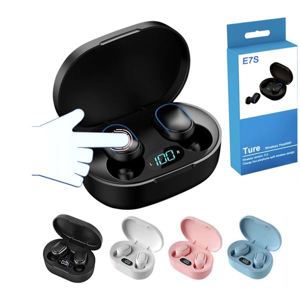 

tws e7s wireless headphones bluetooth earphones pro4 headsets with mic sport noise cancelling mini earbuds for xiaomi redmi