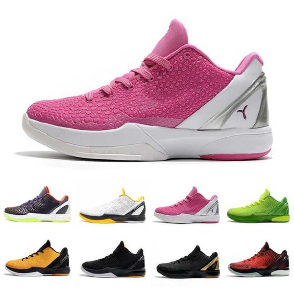 

bhm proto 6 mens basketball shoes 6s think pink black del sol grinch men trainers outdoor sports sneakers 40-46