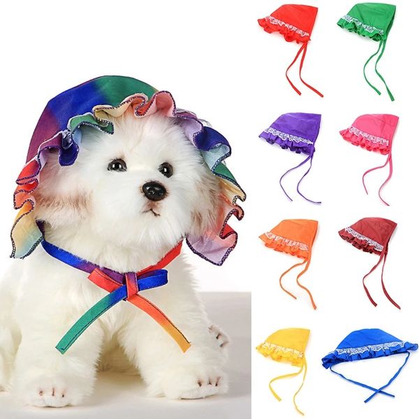 Abbigliamento per cani Estate nuovo cappello da compagnia asso cani cappello da sole gatto sottile copricapo animali domestici forniture all'ingrosso