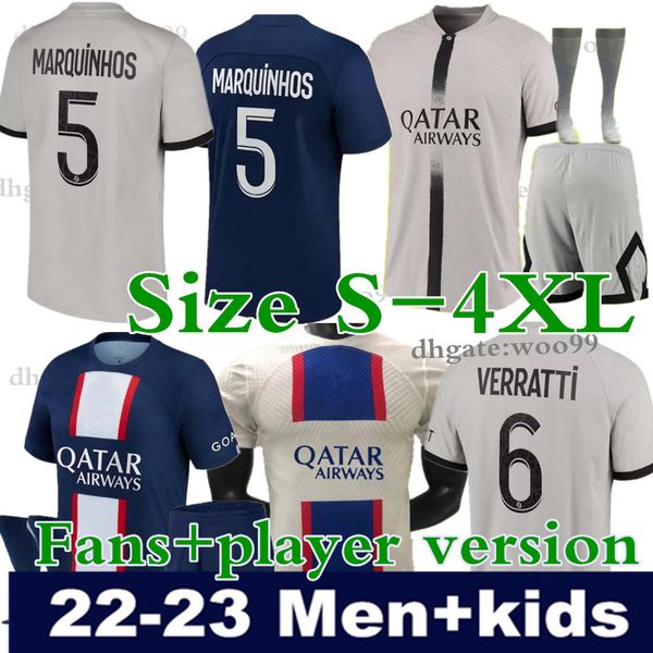 

player version hakimi soccer jersey sergio ramos maillot de foot 22 23 special champions 10th title 2022 mbappe shirt men maillots verratti, Black;yellow