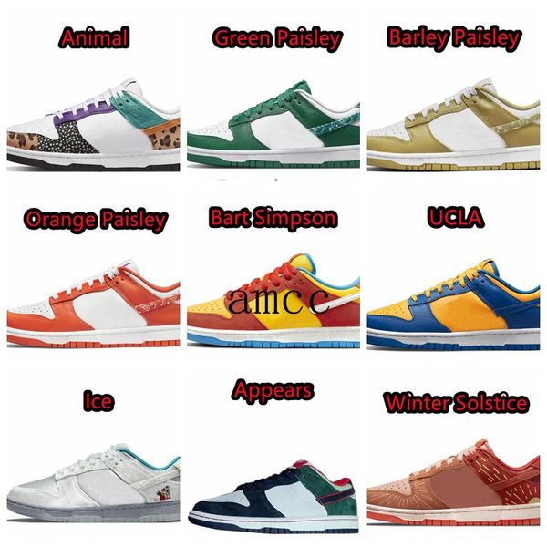 

2022 mens womens lows casual shoes bart simpson gym red animal paisley rose whisper union argon pistachio nh winter solstice ice outdoor tra, Black