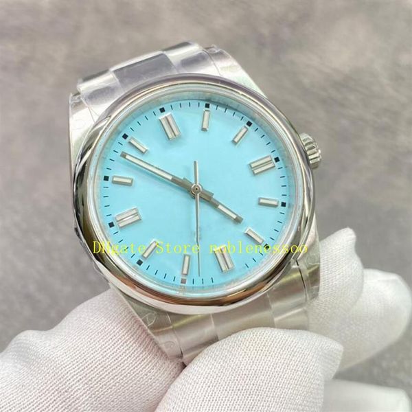 

14 style bp factory 36mm 41mm watch men's women 126000 124300 yellow blue red green bracelet luminous sapphire crystal250q, Slivery;brown