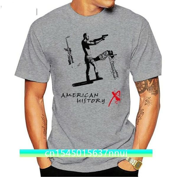 

american history x v1 movie poster t shirt white natural all sizes s 4xl 220702, White;black