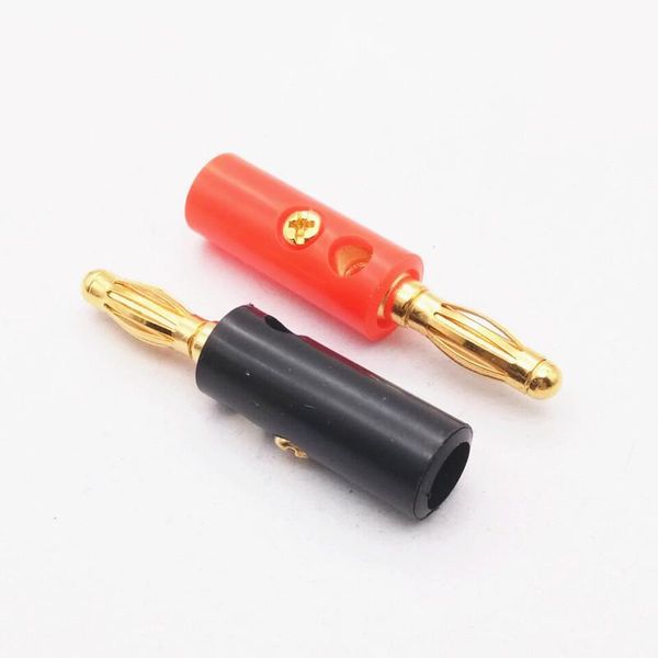 Andere Beleuchtungszubehör 4 mm vergoldete Bananenstecker Anschlüsse für Audio Großhandel Lautsprecher SchraubadapterAndere