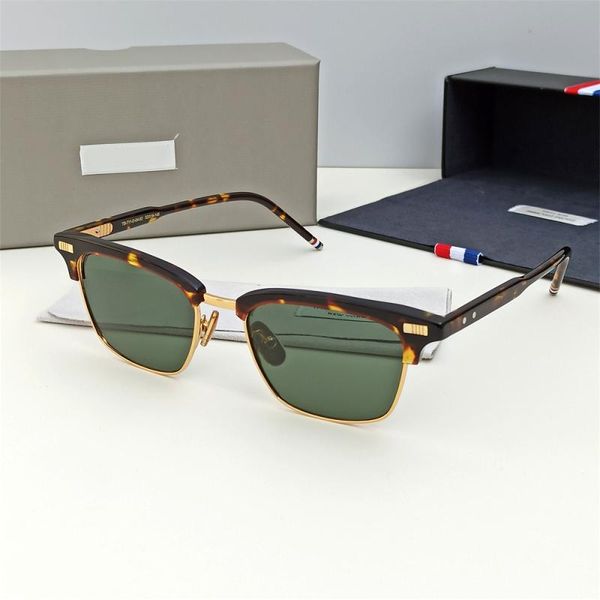 

sunglasses thom brand square polarized for women men's classic uv400 sun glasses male summer outdoor driving sunglass femalesunglasses, White;black