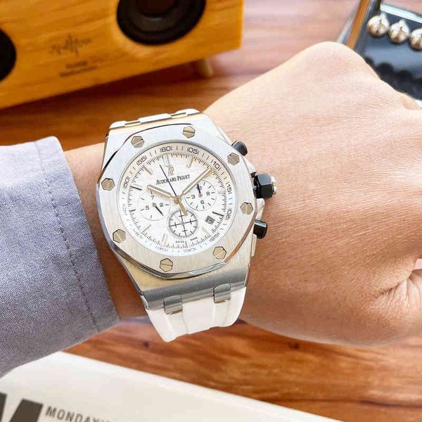 

royal limited edition classic six pin design high-end fully mechanical imported movement mens watch, Slivery;brown