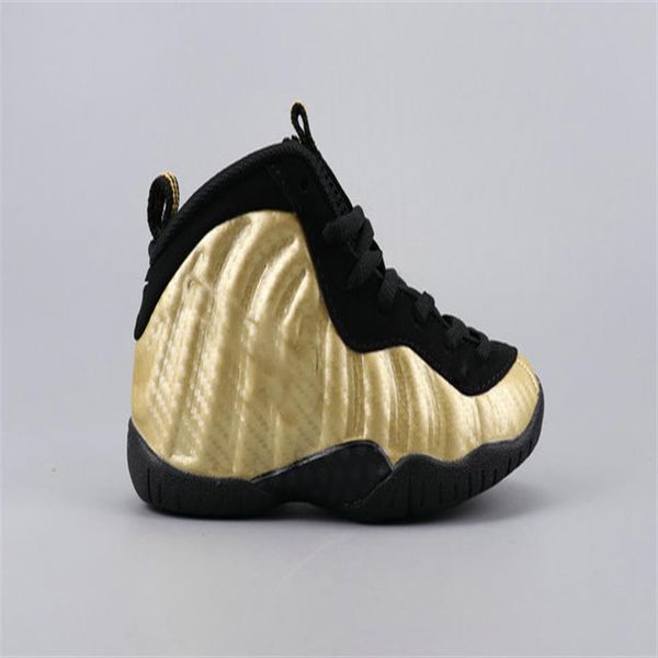 

kids penny hardaway one basketball shoes red black gold children tennis foam eggplant sports shoes eur 28-35233n