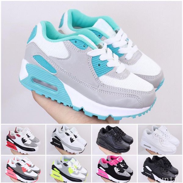 

2021 kids shoes baby ii shoe sports orthopedic youth kid trainers infant girls boys running sneakers 16 colors size 28-35212m, Black