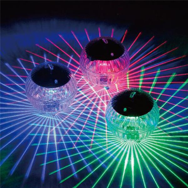 Luci da piscina galleggianti solari Lampade a sfera subacquea galleggianti per esterni impermeabili Lampada da notte per decorazioni da nuoto per feste
