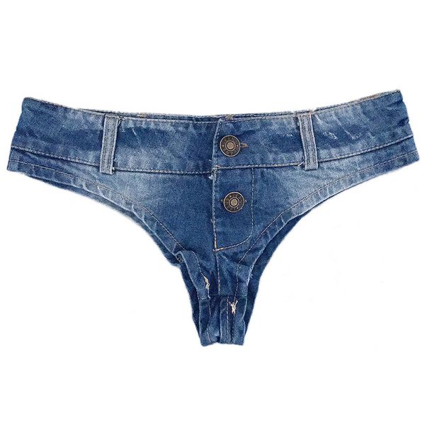 

summer women jeans low waisted stretch mini denim shorts pants clubwear, Blue