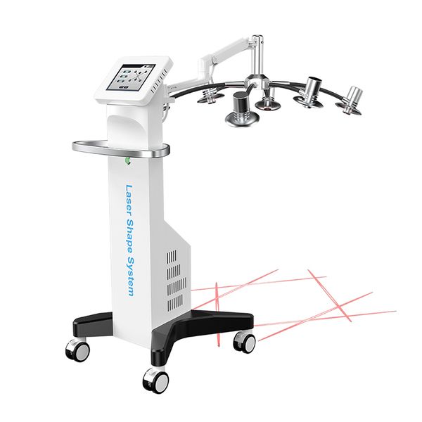 

professional lipo laser shape system fat removal burning ems body sculpt 6d body red slimming machine with cooling pad