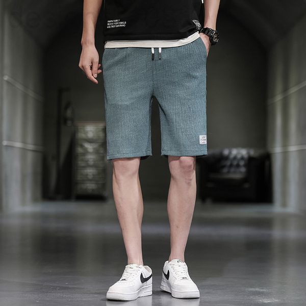 

men's pants designer casual shorts men's 2021 new summer wear thin sweatpants ins korean trendy beach capris oyqn, Black