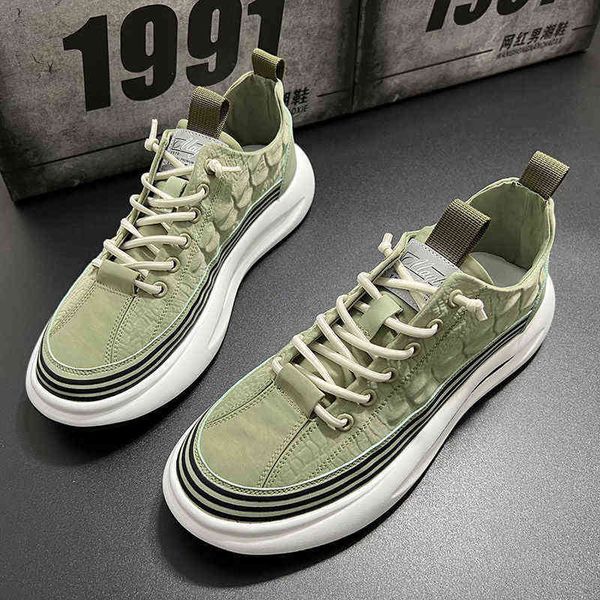 

shoes new fashion versatile men's soft bottom breathable wind baotou small white shoes, Black