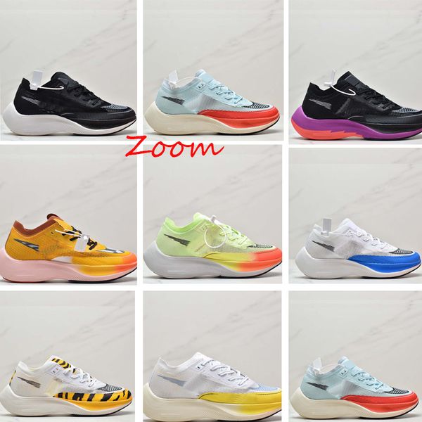 

lovers casual shoes zoom moon knitted breathable man sneakers speed trainers contrast color foam runner comfortable rubber sole running shoe, Black