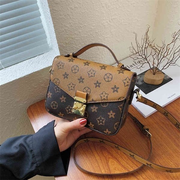 

68% off 60% off new net red trend fashion old flower color matching postman texture foreign style portable single shoulder messenger bag wom