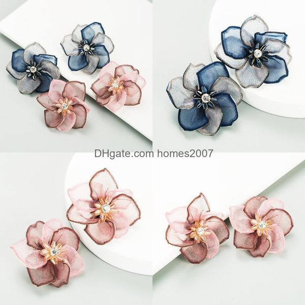 

fashion personality jewelry earrings stud woman dangle chandelier homes2007 native mening flowers crystal temperament jllrku, Silver