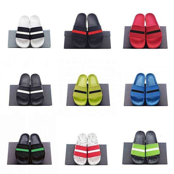 

2022 2022 designer slippers mens womens slider slides sandals rubber foam flat sole slipper paris piscine pool slide 3d embossing sliders si, Black