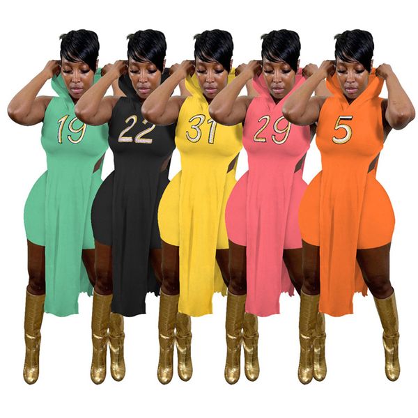 

y2k shorts summer clothes for women two piece sets female tracksuits hooded high split midi elastic short outfits streetwear 7280, Gray