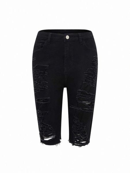 

ripped slant pocket jeans d2f5#, Blue