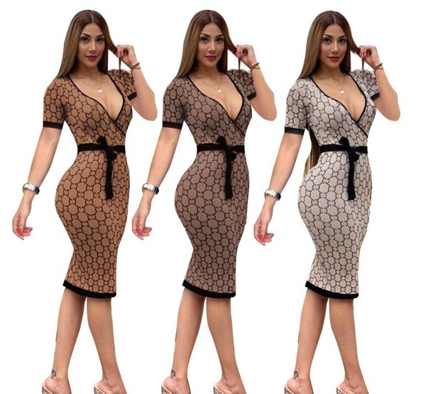 Frauen Kleid 2023GG neue Frühling kurzarm Party A-Line Kleid Damen Sexy V-ausschnitt Mini Kleider heißer