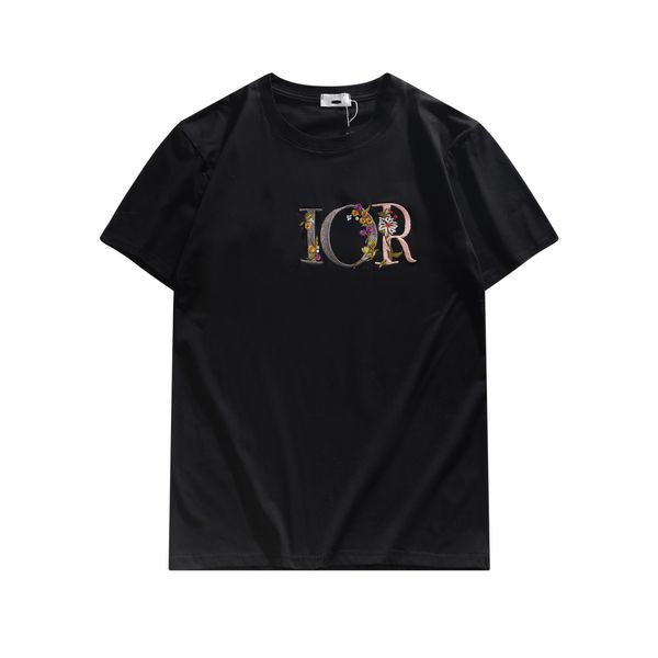 

2022 designer mens t shirts cds diior soft cotton christine short sleeves die men's t-shirts anti wrinkle fashion casual men's clo, White;black