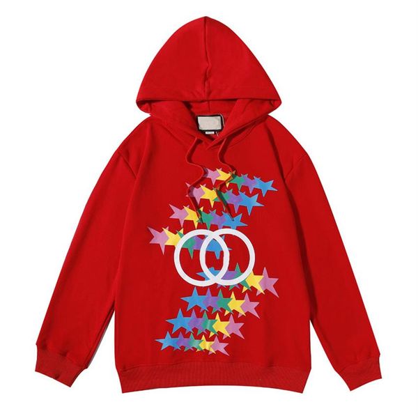 

new fashion mens stylist lucky stars letter hoodies men women designer jacket casual sweatshirts extra large s-5xl293a, Black