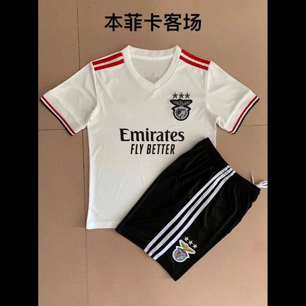 Maglie da calcio maglia 2021-22 Benfica besori di calcio impopolari abiti personalizzati di allenamento per bambini della scuola primaria per bambini a maniche cortes