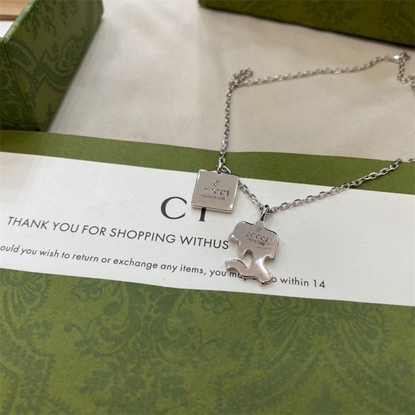 

16% off jewelry the new new s925 silver fashion square brand dolphin pendant necklace as gift for girlfriend