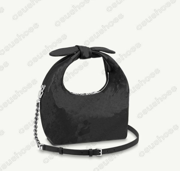 

why knot pm womens mahina hollow out designer bag luxurys leather hand bags leather letter flower bow chains handbag purse m20700 m20703 m20