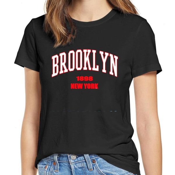 Brooklyn 1898 York Women Funning Frunt 11 Girl y2k 90 -е годы Harajuku kawaii графические футболки унисекс мультфильм -одежда Drop Ship