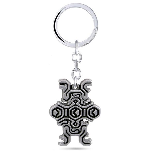 

keychains shadow of the colossus keychain antique metal pendant key ring bag charm chaveiro chain llaveros game jewelrykeychains, Silver
