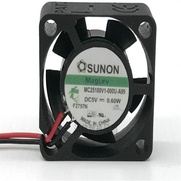 Originale SUNON MC25100V1-000U-A99 DC5V 0,6 W 2510 2,5 CM due piccole ventole