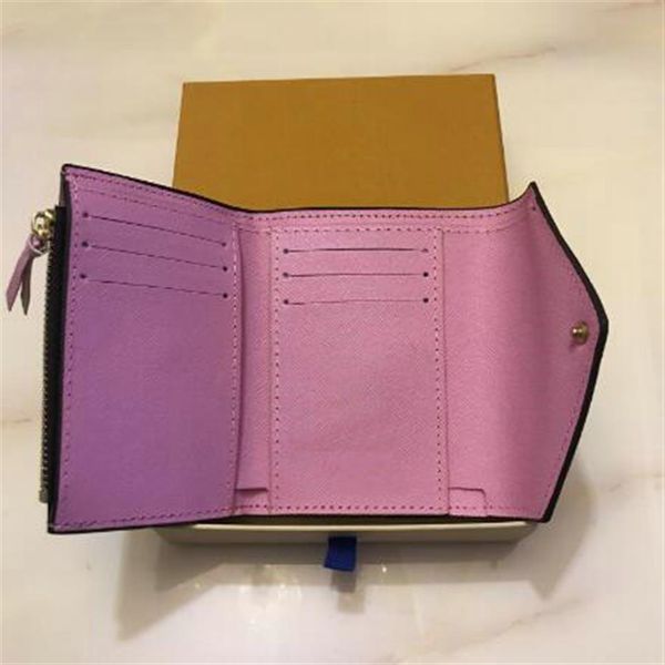 

2020 m41938 victorine wallet old flower caviar lambskin zipper flap purse bag long chain wallets key card holders purse clutch2683, Red;black