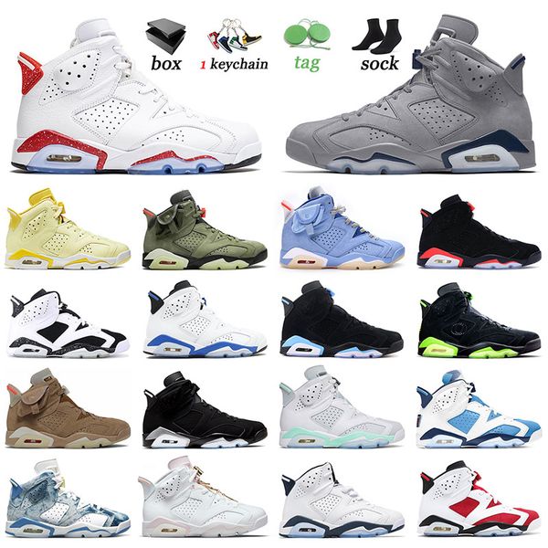 

jorden 6 basketballs shoes jumpman 6s men trainers georgetown sneakers sports carmine unc washed denim red oreo jorda trianers women midnigh, White;red