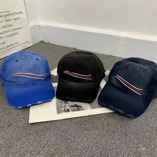 

woman stripe adjustable hat four season hats beanies 2022 designer brand plaid ball caps fashion street baseball cap f255g, Blue;gray