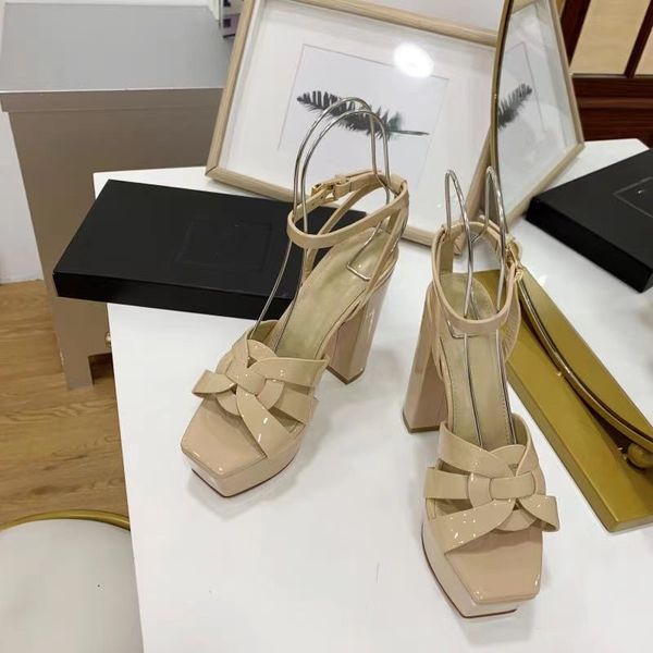 

2022 flagship waterproof platform hate too high strap sandals bow 35-41 fashion, Black