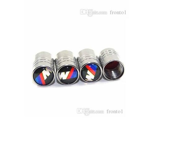 Tampas de válvula de pneu estilo carro para BMW e30 e46 e60 e90 e92 f10 f20 Acessórios adesivo de estilo de carro