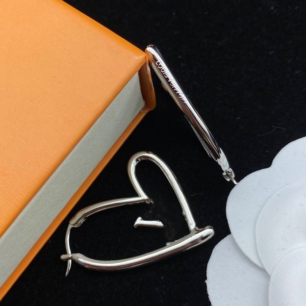 

european and american letters dangle & chandelier fashion simple exaggerated trend large earrings women fast delivery, Silver