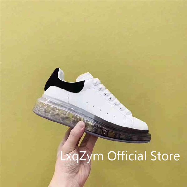 

sandals woman men brand trend sports shoes multi-color thick bottom 4cm air cushion sole casual couple size 35-45, Black